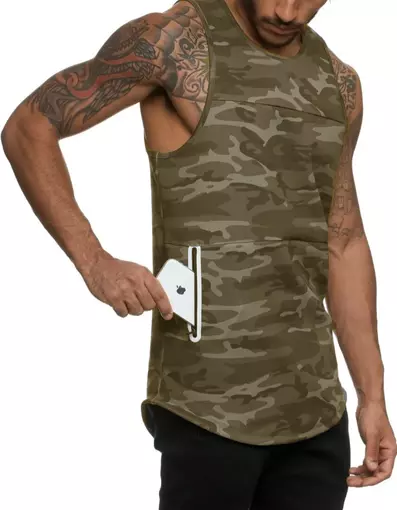 Imagen del producto: Camisas deportiva sin mangas verde