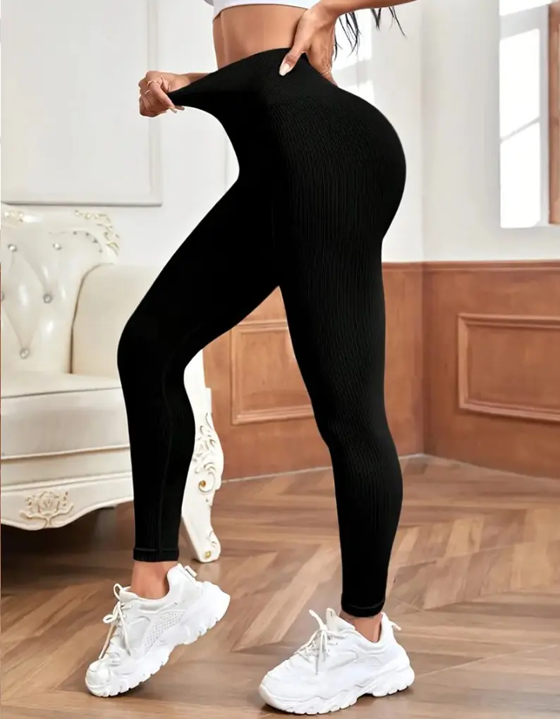 Imagen del producto: Leggins Acanalado Chia Holo Negro