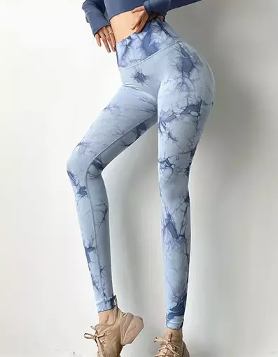 Imagen del producto: Leggins deportivo Tie Die azul