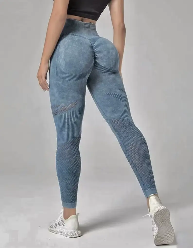 Imagen del producto: Leggins Stone Washed Navy Holo fit