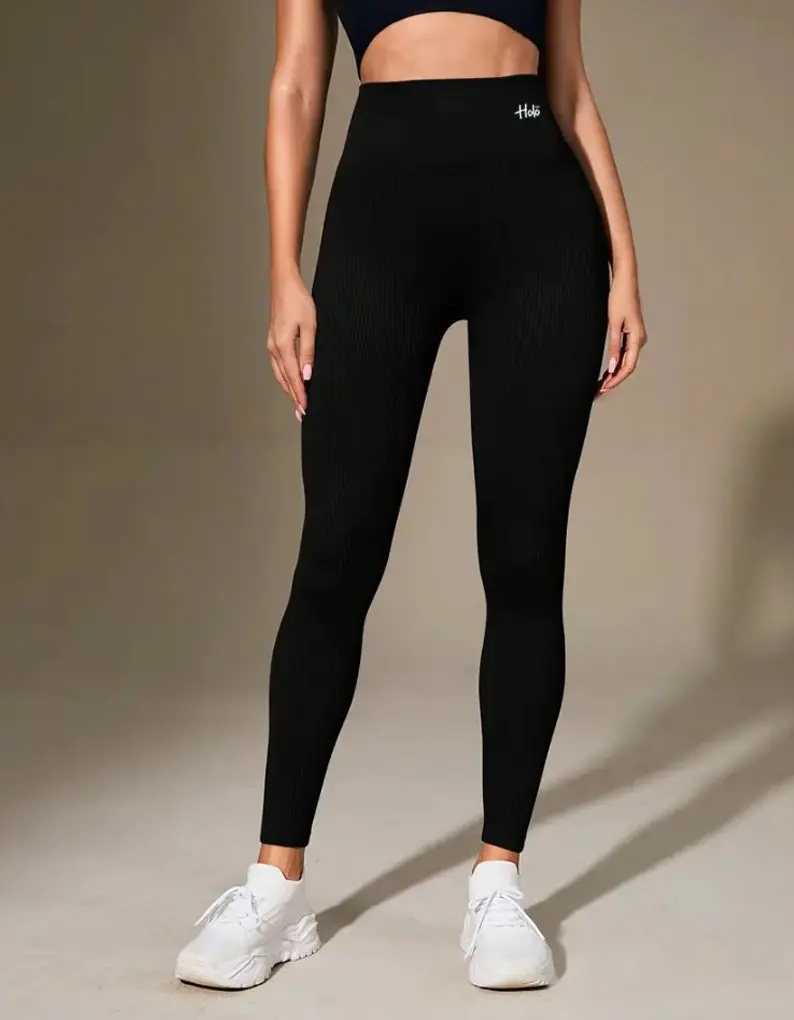 Imagen del producto: Leggins Acanalado Chia Holo Negro