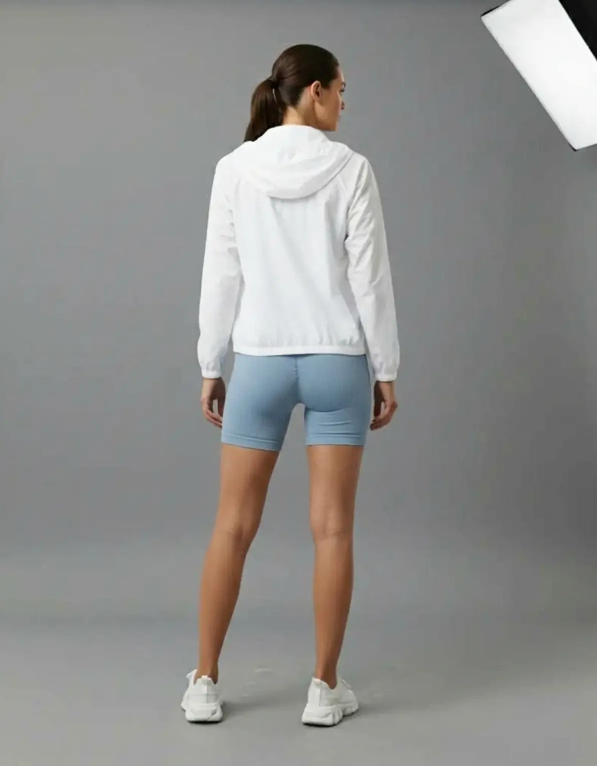 Short deportivo Gaia Azul - Detalle 2 moda deportiva